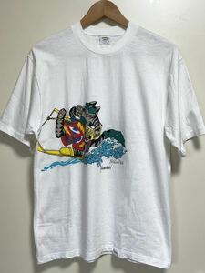 美品 90s クリバンキャット イラストTシャツ M クレイジーシャツ ハワイ