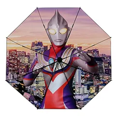 【在庫限り】[リラックス] RELAX ULTRAMAN ウルトラマン 折りたたみ傘 ブラック メンズ レディース 8本骨 収納袋付き