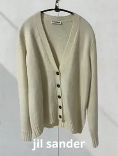 【JIL SANDER】ジルサンダー ボタンカーディガン 美品