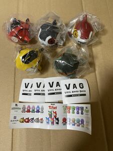 VAG　ガチャ　メジマグロ　全5種セット　SERIES24　ソフビ　フィギュア　村瀬材木　ウオメカ　メディコムトイ