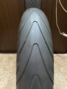 中古MCタイヤ MICHELIN 2CT pilot ROAD2 120/70ZR17 ミシュラン パイロット ロード2 120 70 17 3618 A2366