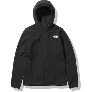 新品 S 黒 THE NORTH FACE ノースフェイス ハイブリッド ナイロン フリース フーディ ジャケット Fleece Hoodie 登山 アウター インナー 81