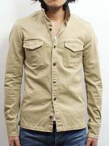 junhashimoto　LIGHT SAFARI SHIRT JK　ベージュ　4