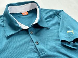 訳アリ古着 プーマゴルフ リッキーファウラー 半袖ポロシャツ 吸水速乾DRYFITゴルフウェア PUMAGOLF メンズ Mサイズ 他にも出品中 送料無料