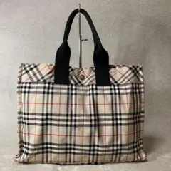 BURBERRY BLUE LABEL トートバッグ　ノバチェック