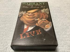 VHS / ウォレント LIVE / Warrant - Dirty Rotten Filthy Stinking Rich