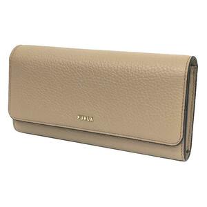 FURLA フルラ BABYLON 長財布 8050597146201 レザー ベージュ aq8576