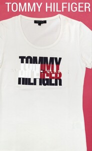 【美品】TOMMY HILFIGER(トミーヒルフィガー)レディースTシャツ S