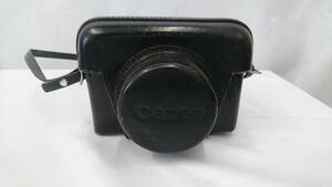 Canon キャノン Canonet JUNIOR フィルムカメラ 現状保存品 カメラケース付き 動作未確認のためジャンク