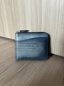 定価16,2万 Berluti ITAUBA SQUARE GRADIANT ScritLeather Zip Wallet ベルルッティ イタウバ スクエア グラディアント 財布 今期新色 完売