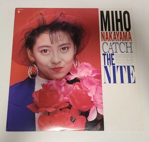 LPレコード / 中山美穂　CATCH THE NITE / キングレコード / K28A 850【M005】