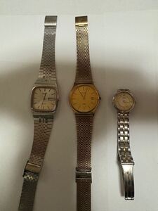 2SEIKO 1CITIZEN lot of 3 pieces