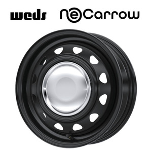 送料無料 ウェッズ NeoCarrow 4.5J-14 +45 8H-100/114.3 (14インチ) 8H100/114.3 4.5J+45【4本セット 新品】