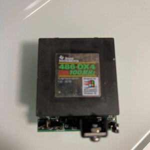 テキサス486 DX4 100mhzのTI486DX4-G100-GA 3.45ボルトアンティークcpuコレクション証言歴史アンティークコンピュータアクセサリー