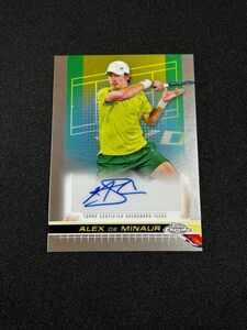 Alex De Minaur アレックス・デミノー 2024 Topps Chrome Tennis Auto 直筆サイン テニス