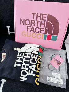 GUCCI グッチ × The North Face ノースフェイス コラボ スウェット トレーナー 正規品 中古美品
