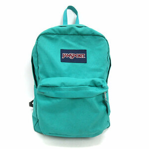 k■ジャンスポーツ/JANSPORT リュック/デイパック/王道・定番/BAG/緑/兼用■62【中古】