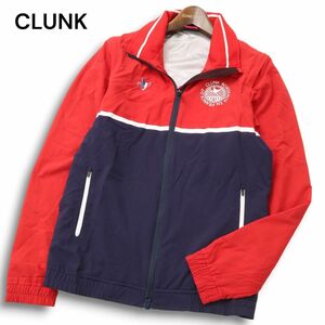 CLUNK クランク 通年 2way スリーブ着脱可★ ロゴ刺繍 絶耐撥水 ストレッチ ウインドブレーカー Sz.M　メンズ ゴルフ　C4T08839_A#O