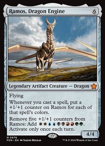 MTG ■無/英語版■(678)《ドラゴン・エンジン、レイモス/Ramos, Dragon Engine》ファウンデーションズ FDN 無R