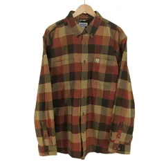 カーハート Carhartt RUGGED FLEX RELAX FLANNEL SHIRT メンズ import：XL 