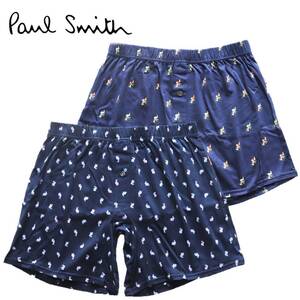 《Paul Smith ポールスミス》箱付新品 ラッキーラビット柄 トランクス２枚セット アンダーウェア 前開き M(W76~84)A8393