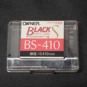 OWNER CARBON110 BLACK S JUST-ONE BS-410 線径/0.410mm 残数86本入 (6g0105) ※クリックポスト5