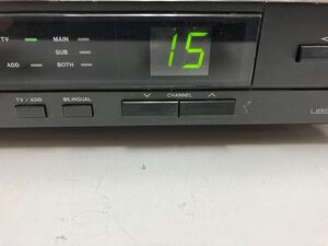 K2410-3071 uniden ユニデン BS TUNER UBS-1500 汚れ キズあり 通電のみ100サイズ発送予定 ジャンク出品