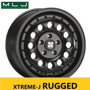 オフ系 サテンブラック MLJ XTREME J ラギッド 新品4本 6.5J 16in IS38 PCD100 シエンタ ライズ ハイブリッド ロッキー e-SMART