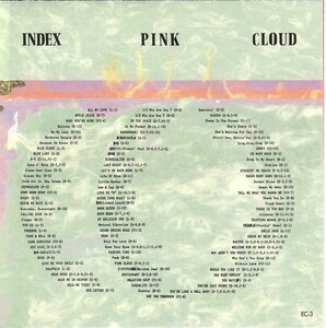 Pink Cloud＜Johnny,Louis & Char、チャー＞「INDEX＜インデックス＞」CD＜DRIVE ME NUTS、UNCLE JACK、ALL MY LOVE、他収録＞