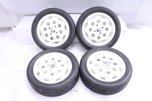 47-602★美品★MID/Gracia★タイヤホイールセット4本 14×4.5J +45 4穴 PCD100 2020年 165/55R14 72V MK53S スペーシア スズキ (YM)