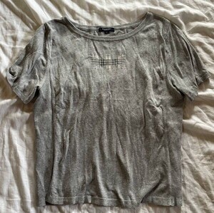 バーバリー ロンドン BURBERRY LONDON Tシャツ カットソー 半袖　15 グレイ