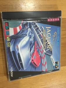 メガCDソフト ビクター ジャガーXJ220 良品 動作確認済 レア コアデザイン製作 セガ メガドライブ レトロゲーム