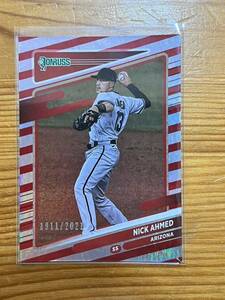 2021 Donruss ニック・アーメド Nick Ahmed Red Stripe Foil /2021 #117