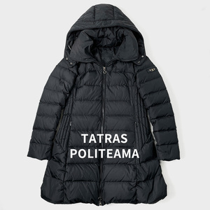 美品 TATRAS タトラス 20AW POLITEAMA ポリテアマ ダウンコート ダウンジャケット 02 M ブラック 黒 レディース LTA20A4694 高級