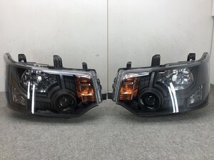 レンズ美品　デリカ　Ｄ５　インナーマットブラックペイント　ＵＳスタイル　北米仕様　キャンディオレンジ　ヘッドライト　T414