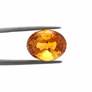 【中宝研ソ付き】シトリン　ルース／Citrine　loose stone　7.966ct