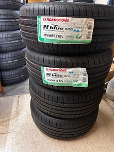 【新古品】ROADSTONE N-BLUE ECO SH01 195/50R15 82 V　☆2018年製☆4本セット☆処分特価！！