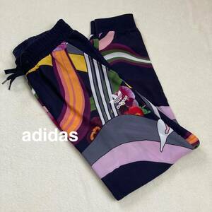 【希少】adidas アディダス　パンジー柄　パンツ　S