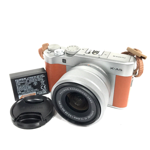 FUJIFILM X-A5 SUPER EBC XC 15-45mm 1:3.5-5.6 OIS PZ ミラーレス一眼 デジタルカメラ C231216