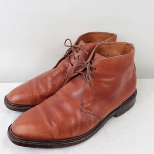 クロケット＆ジョーンズ 10 G チャッカ ブラウン 28.5cm-29.0cm 位 Crockett&Jones 茶 ブーツ 中古 古着 ds4072