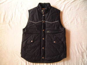 THE FOOL DOWN VEST 黒M(ロストコントロール GERUGA CELT&COBRA)