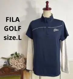 5 FILA ゴルフウェア　ストレッチ　ポロシャツ　ルコック