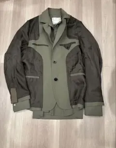 定価100,000円　SACAI 21SS SUITING JACKET