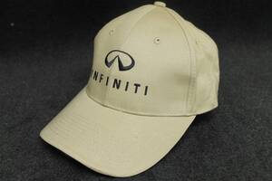 インフィニティ 帽子 HAT INFINITI USA純正 メーカーライセンス品 ベージュ A 新品 日産 グッズ GOLF CAP