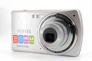 動作品 単三電池使用 ペンタックス PENTAX Optio E80 オプティオ コンパクトデジタルカメラ 管R025