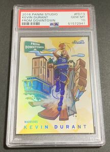 PSA 10 Panini Studio From Downtown Kevin Durant FD13 Warriors Case Hit ケビンデュラント　ウォリアーズ　ケースヒット　初年度