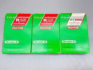 う166［未使用保管品］FUJICHROME RT200 Single-8 FUJICHROME R25 Single-8×2 長期保管品　3個まとめて