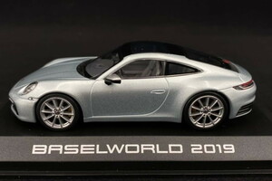 ミニチャンプス Baselworld特注 1/43 ポルシェ 911 992 カレラ S 2019 シルバーメタリック Porsche 911 Carrera S Baselworld 413067327