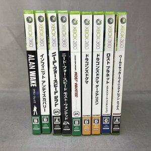 【中古品】XBOX360ソフト まとめて9本セット　アランウェイク/ドラゴンドグマ/ロストプラネット他（管理番号：046113）