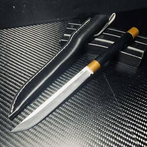 アウトドアナイフ サバイバルナイフ 鋼製 シースナイフ 刃長さ14cm 77g 釣り 防災 登山 